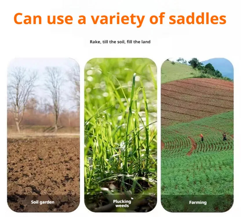 Multifunctional Ninetooth Nail Rake Household Sturdy and durable manganese steel laborsaving nail rake Garden agricultural tool