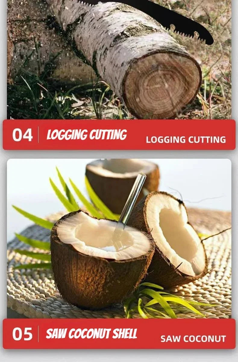 Portable Folding Saw for Gardening Outdoor Logging with Ergonomic Handle pruner gardening tools jardineria herramienta