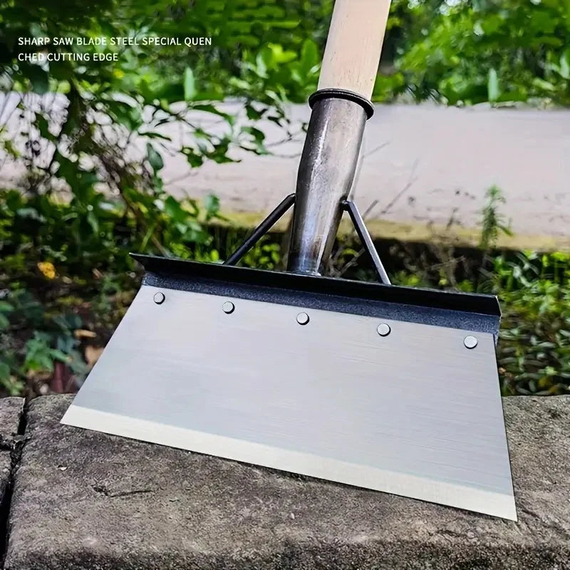 Heavy Duty Metal Weeding & Edging Shovel | Multi-Use Garden Tool for Trimming, Ice, Cleaning, Manual, Rust-Resistant