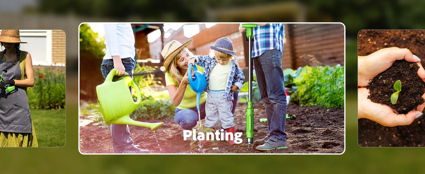 TaskStar 21V Electric Weeders With Dual-Safety Switch&2 2.0Ah Batteries Quick Clean Up Weed Garden Power Tool Fit Makita Battery