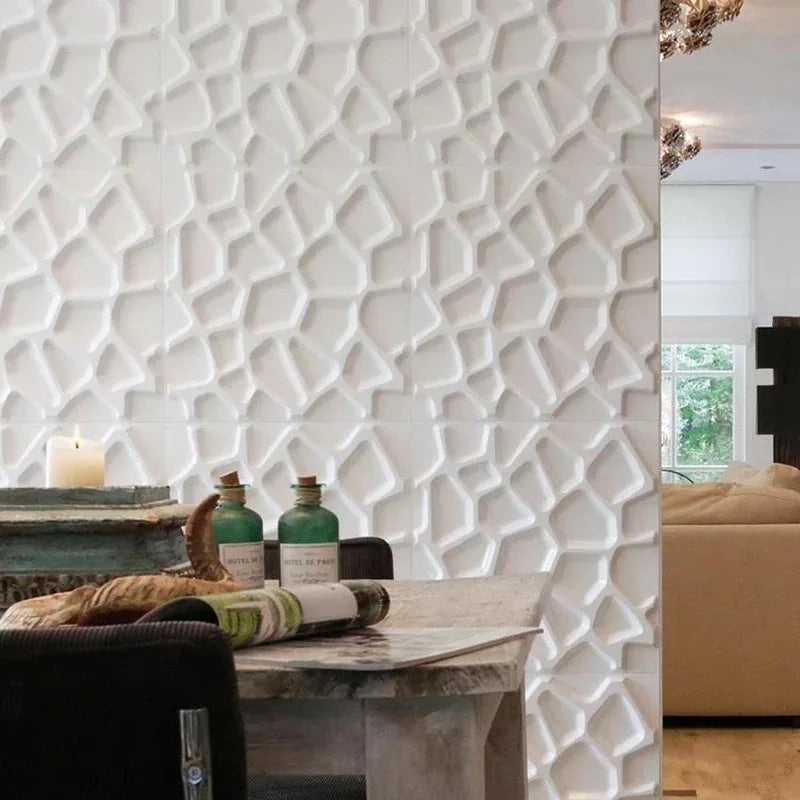 5-20pcs 35*35cm Ceiling 3d Home Bedroom Decor Background Wallpaper Peel Stick Waterproof Decoration Wall Stickers Anti-collision