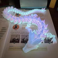 22/30/45cm New Luminous 3D Printed Dragon Glow in The Dark Flying Dragon Rotatable Articulated Wing Dragons Home Ornaments