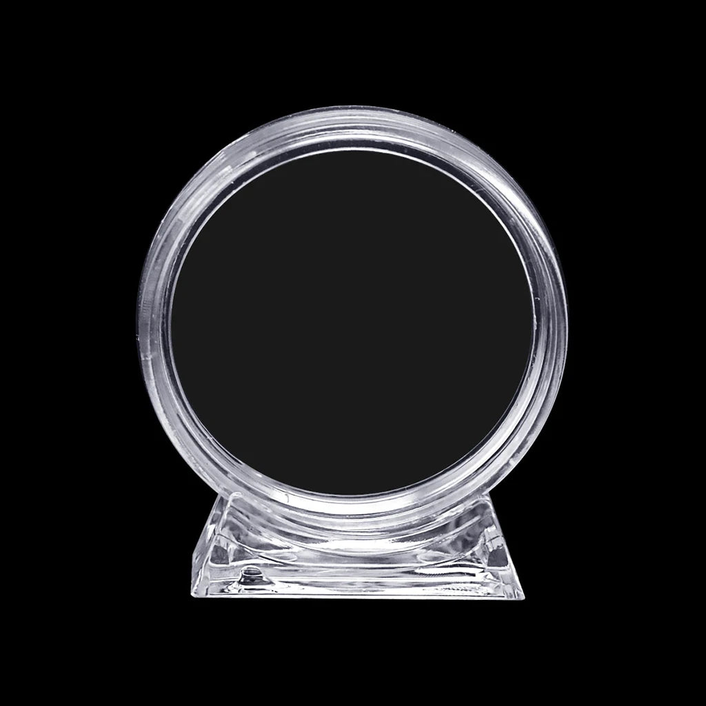 10Pcs Celar Collection Coin Holder Capsule with Display Stand and Gasket 17/20/25/27/30/33/38/40mm Coins Storage Organizer Box