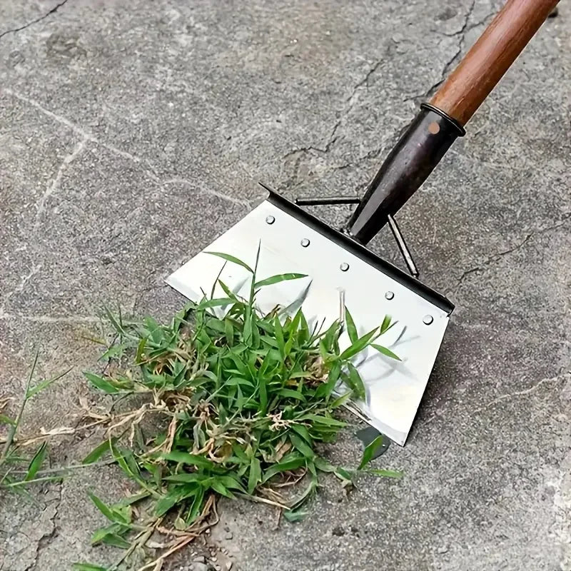 Heavy Duty Metal Weeding & Edging Shovel | Multi-Use Garden Tool for Trimming, Ice, Cleaning, Manual, Rust-Resistant