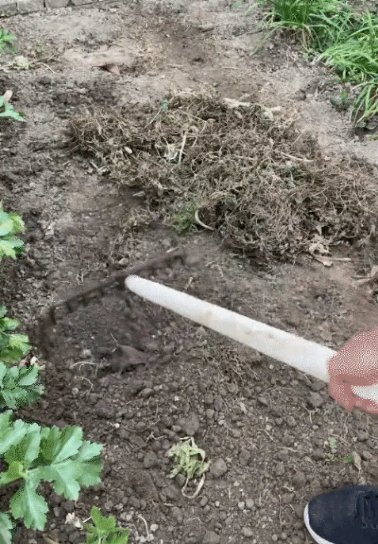 Multifunctional Ninetooth Nail Rake Household Sturdy and durable manganese steel laborsaving nail rake Garden agricultural tool