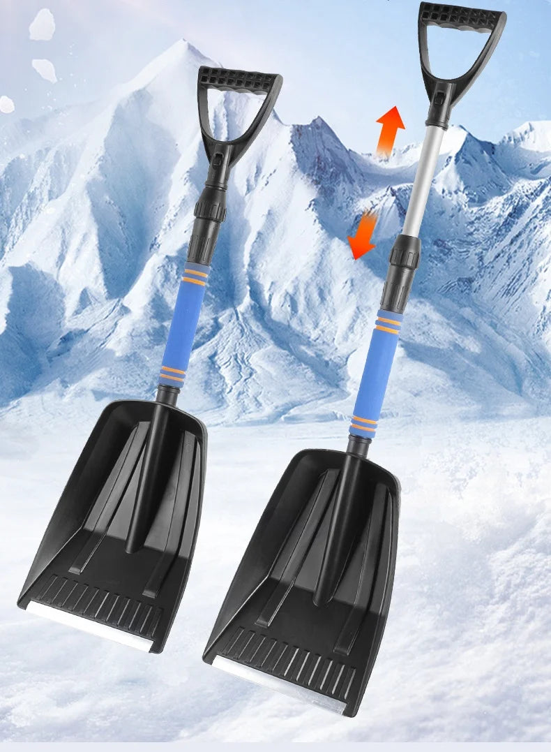 1pc Detachable Telescopic Winter Snow Ice Shovel Multifunctional Winter Car Accessories Snow Shovel for Outdoor Garden Car Truck