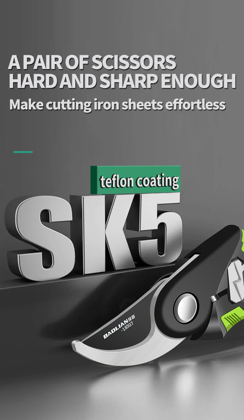 Multifunctional Garden Trimming Tool, Heavy-Duty Sharp Manual Trimmer, Professional And Durable Plant Pruning Scissors