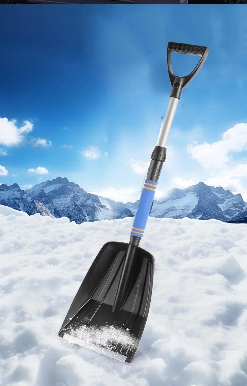 1pc Detachable Telescopic Winter Snow Ice Shovel Multifunctional Winter Car Accessories Snow Shovel for Outdoor Garden Car Truck