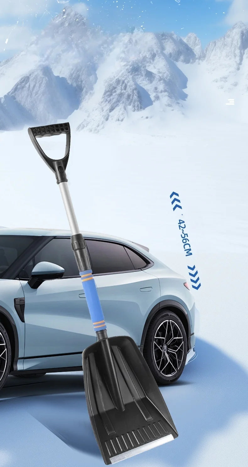 1pc Detachable Telescopic Winter Snow Ice Shovel Multifunctional Winter Car Accessories Snow Shovel for Outdoor Garden Car Truck
