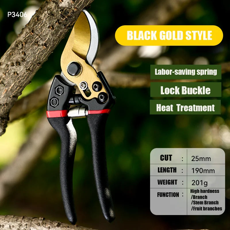 Garden Cutting Tools For Tree Trimmers Orchard Shears Garden Hand Prun Treeer With SK5 Steel Blades Pruning Garden Fruit