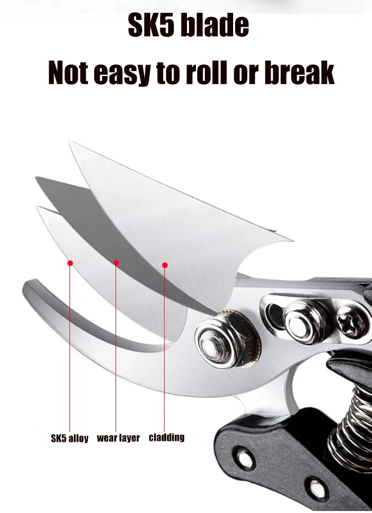 Garden Cutting Tools For Tree Trimmers Orchard Shears Garden Hand Prun Treeer With SK5 Steel Blades Pruning Garden Fruit