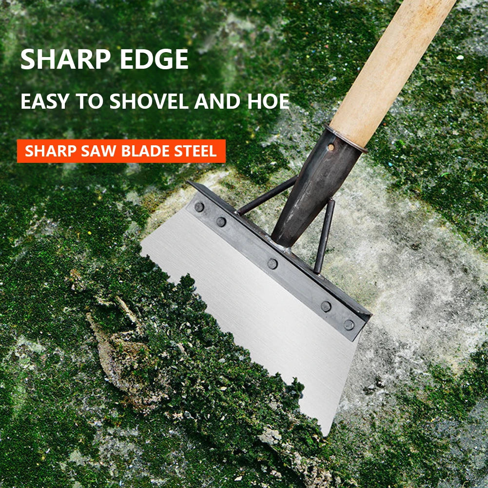 Multifunctional Outdoor Cleaning Shovel Sharp Edge Farm Planting Weeding Tool Efficient Eradication for Garden Weeds and Moss