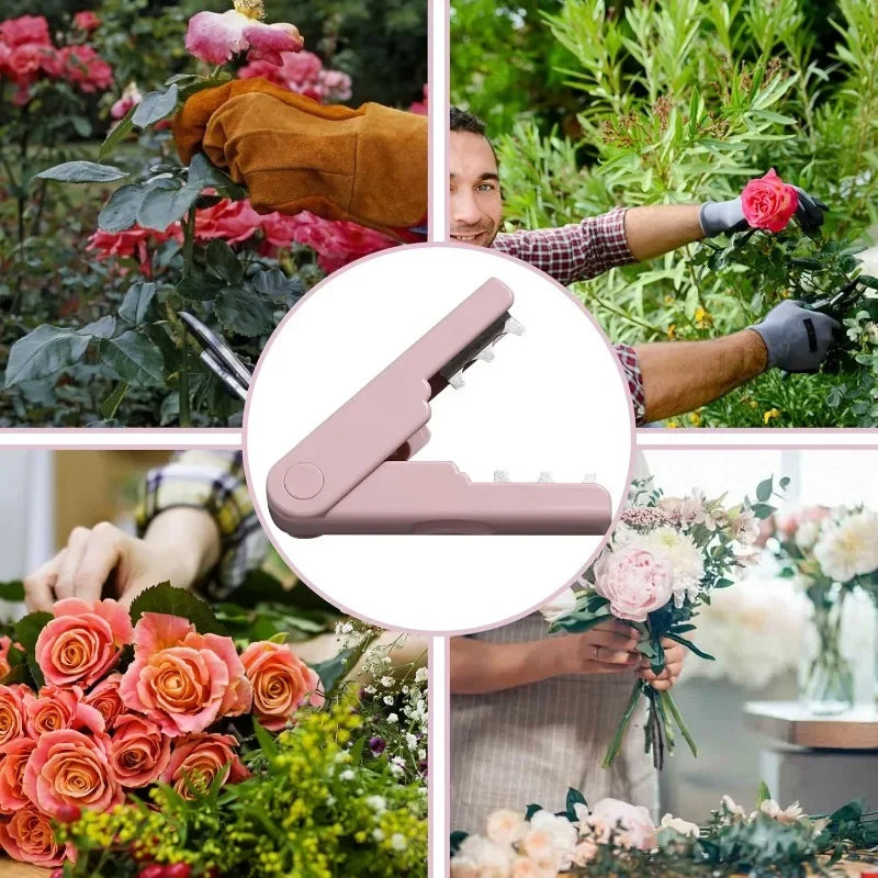 1/3/5/10PCS Rose Thorn Remover Flower Thorn Stem Leaf Stripper Rose Pincers Portable Florist Gardening Tools Bonsai Tools