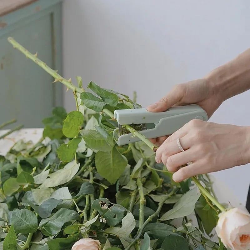 1/3/5/10PCS Rose Thorn Remover Flower Thorn Stem Leaf Stripper Rose Pincers Portable Florist Gardening Tools Bonsai Tools