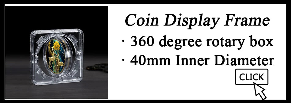 10Pcs Celar Collection Coin Holder Capsule with Display Stand and Gasket 17/20/25/27/30/33/38/40mm Coins Storage Organizer Box