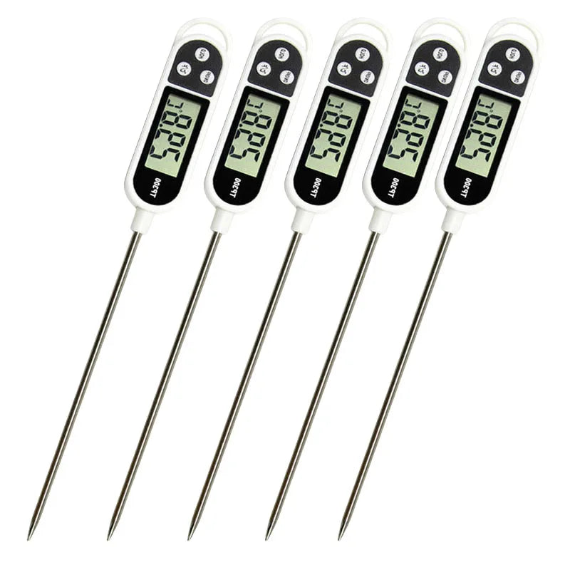 Digital Kitchen Thermometer LCD Display TP300 Electronic Food Thermometer LCD Display Digital Temperature MeasuringTool for Meat