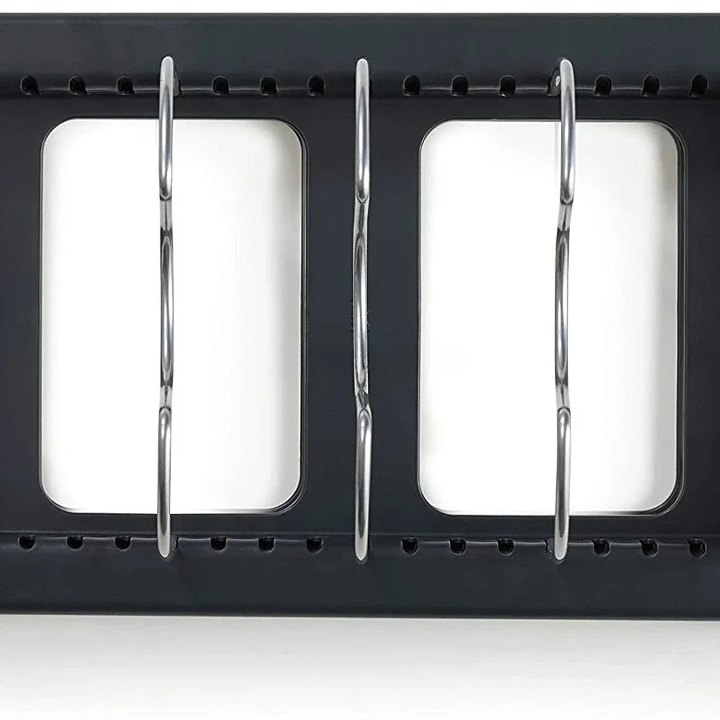 1Pc 7-grid Telescopic Pot Rack,Pans Organizer,Space-saving Cabinet Holder for Pots,Pans and Lids-Keep Your Kitchen Neat and Tidy